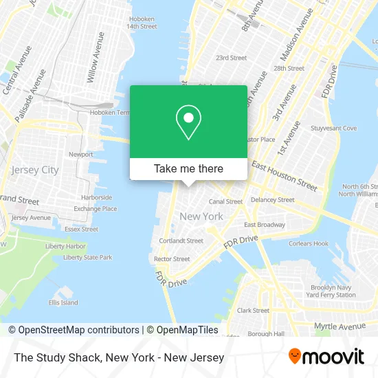 The Study Shack map