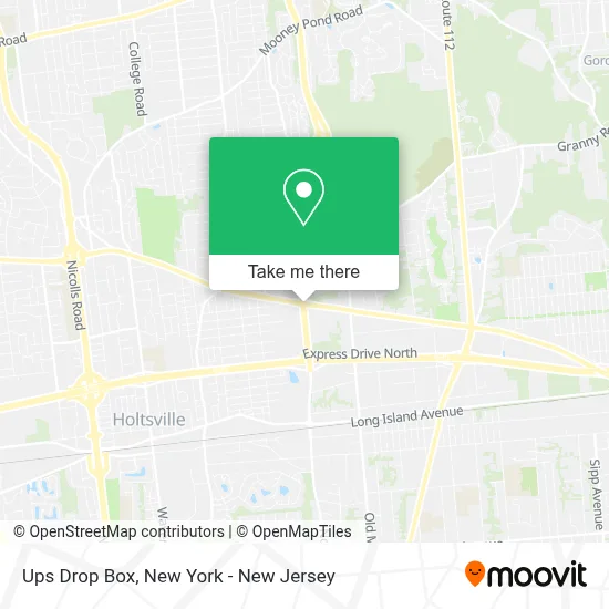 Ups Drop Box map