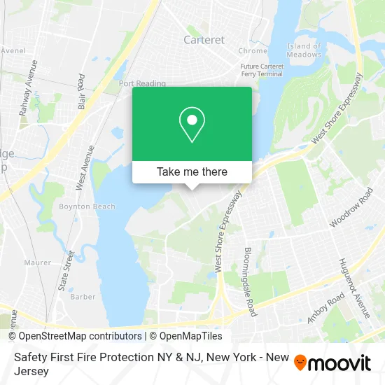 Safety First Fire Protection NY & NJ map