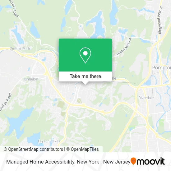Managed Home Accessibility map