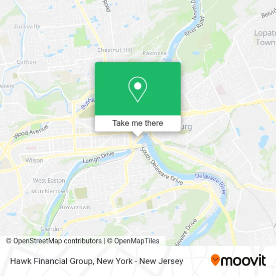 Hawk Financial Group map