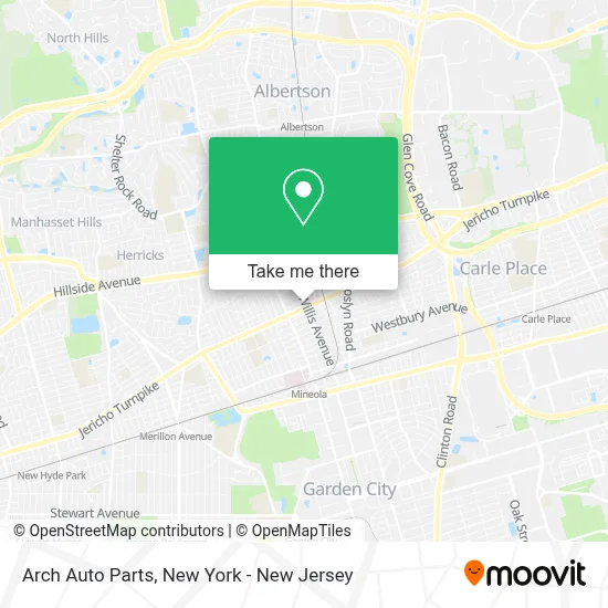 Arch Auto Parts map