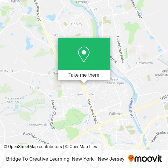 Bridge To Creative Learning map