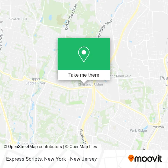Express Scripts map