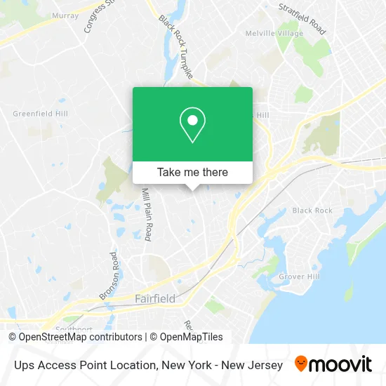 Ups Access Point Location map