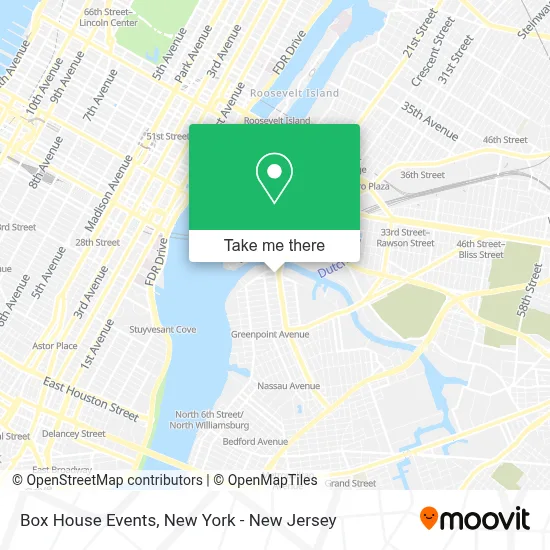 Box House Events map