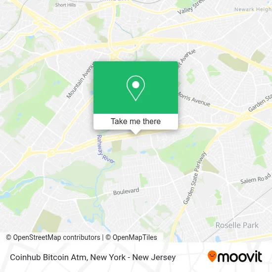 Coinhub Bitcoin Atm map