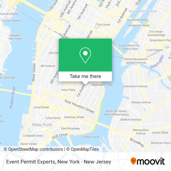 Event Permit Experts map