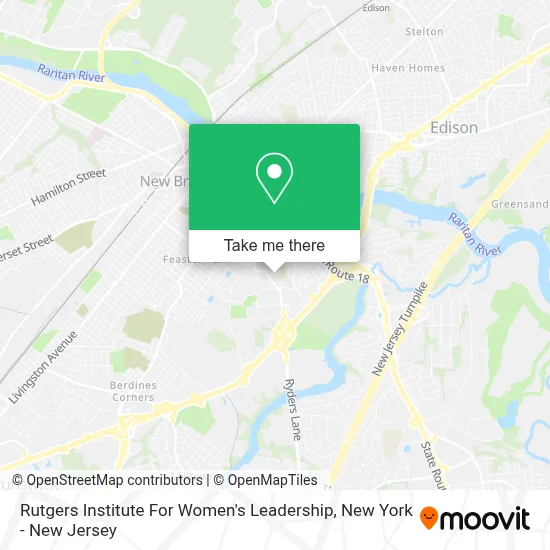 Rutgers Institute For Women's Leadership map