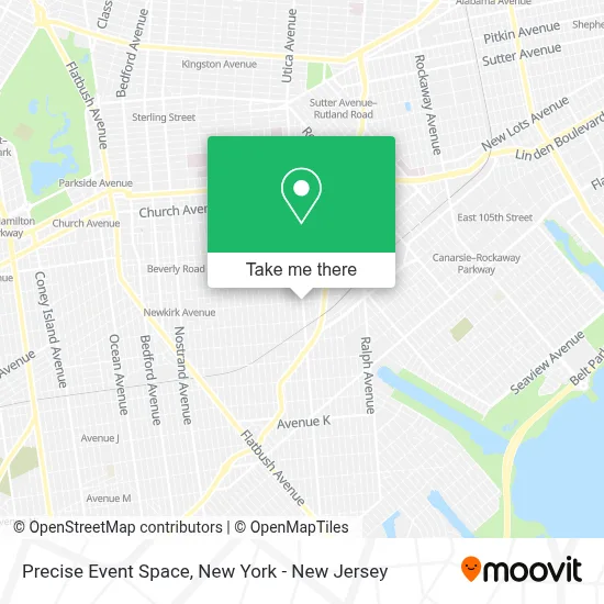 Precise Event Space map