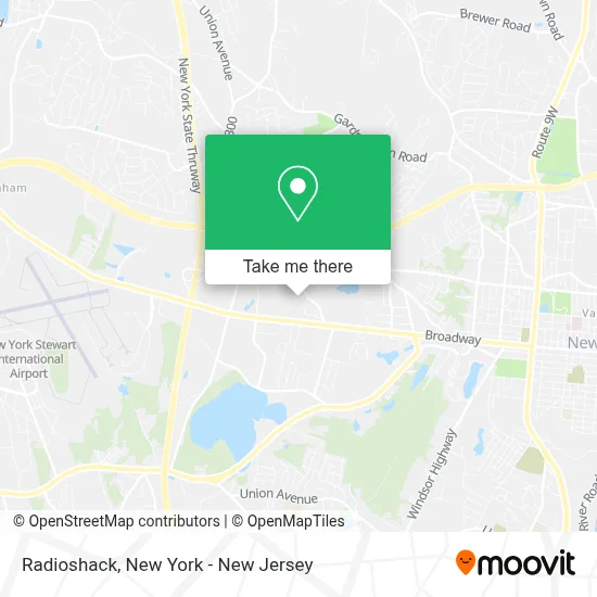 Radioshack map