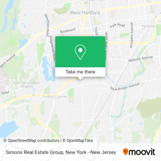 Simons Real Estate Group map