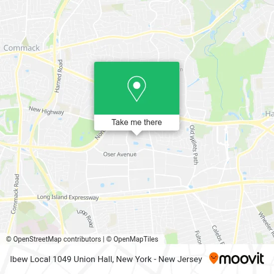 Ibew Local 1049 Union Hall map