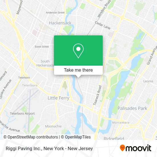 Riggi Paving Inc. map