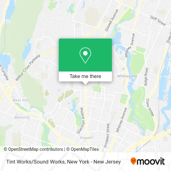 Tint Works/Sound Works map
