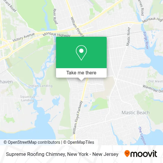 Supreme Roofing Chimney map
