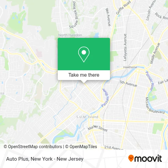 Auto Plus map