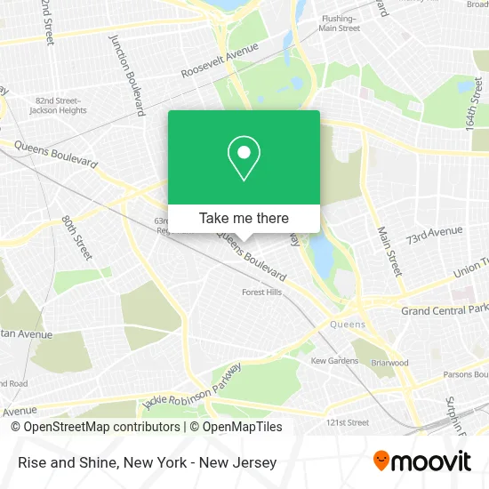 Rise and Shine map