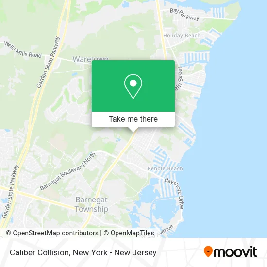 Caliber Collision map