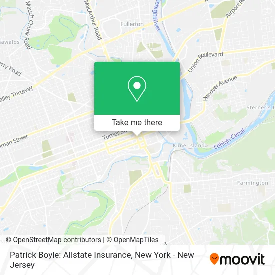 Patrick Boyle: Allstate Insurance map