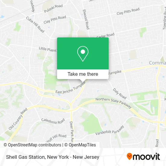 Shell Gas Station map