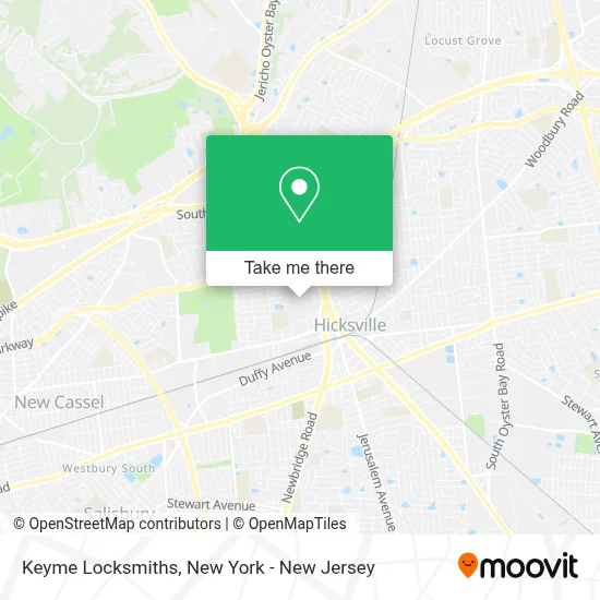 Keyme Locksmiths map
