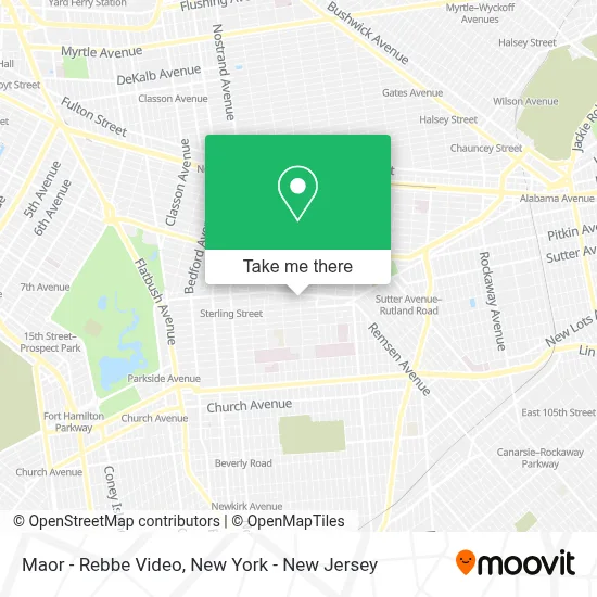 Maor - Rebbe Video map