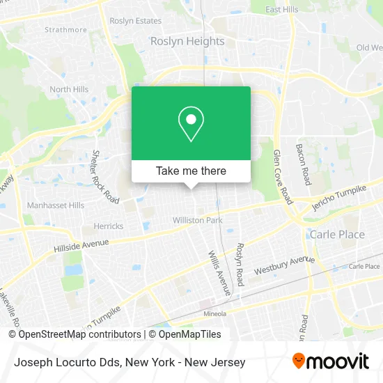 Joseph Locurto Dds map