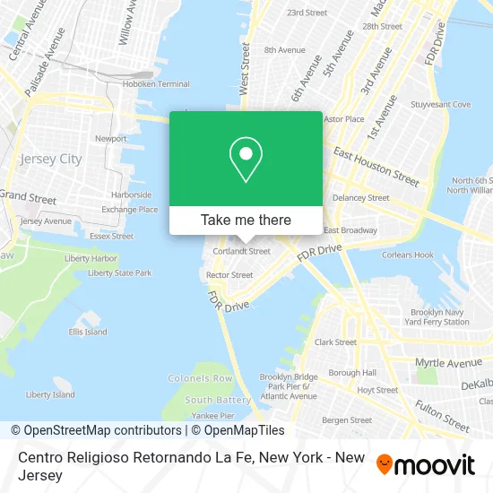 Centro Religioso Retornando La Fe map