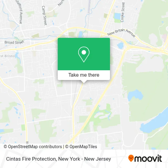 Cintas Fire Protection map