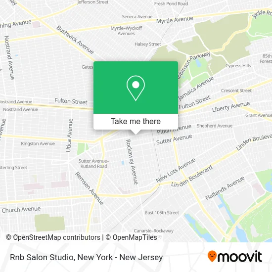 Rnb Salon Studio map