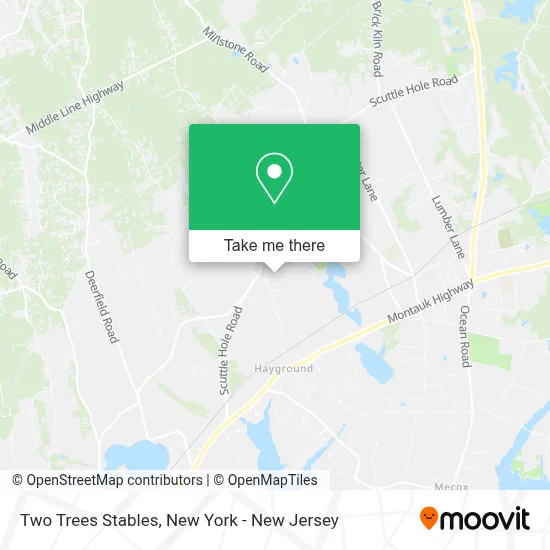 Two Trees Stables map