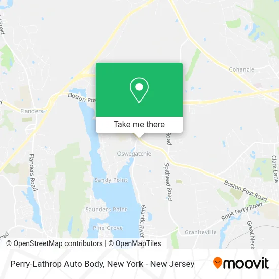 Perry-Lathrop Auto Body map