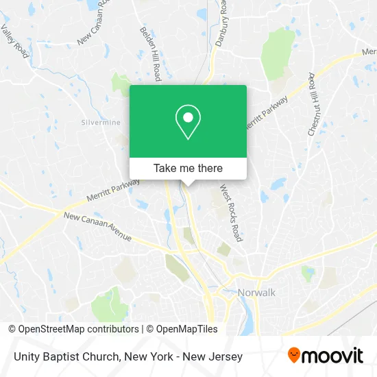 Unity Baptist Church map