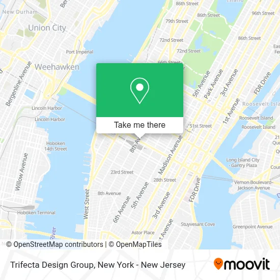 Trifecta Design Group map