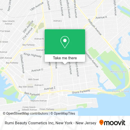 Rumi Beauty Cosmetics Inc map