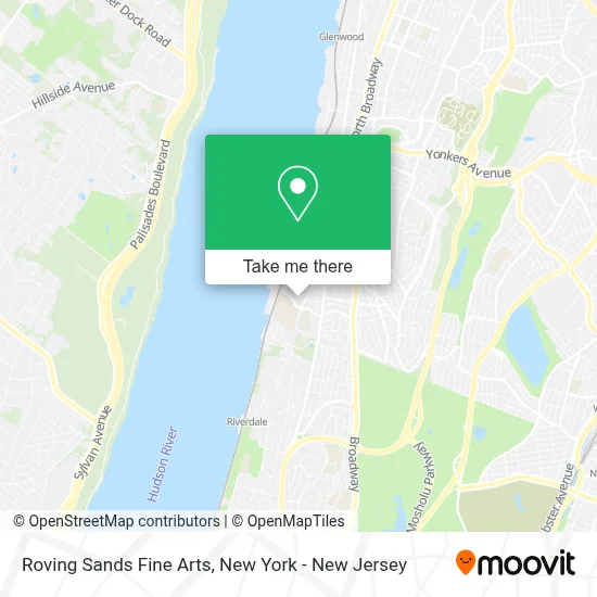 Roving Sands Fine Arts map