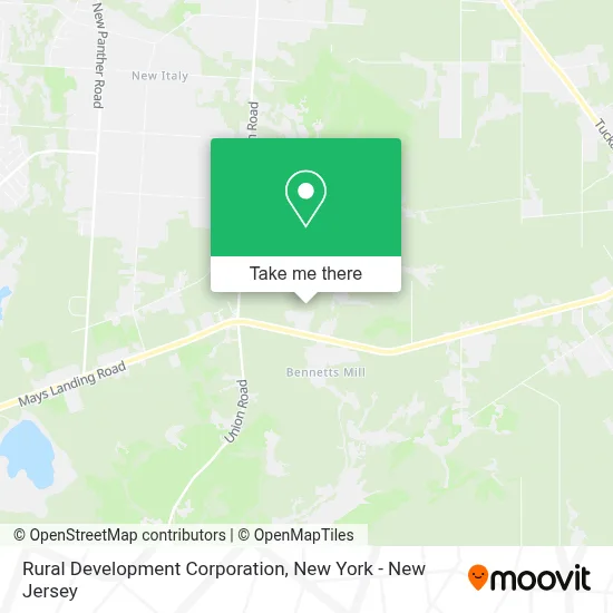 Rural Development Corporation map