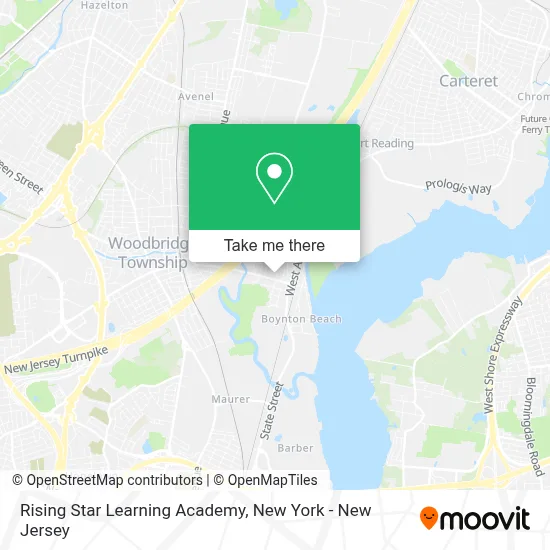 Rising Star Learning Academy map