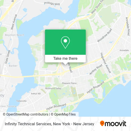 Infinity Technical Services map