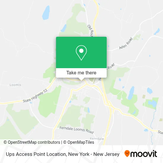 Ups Access Point Location map