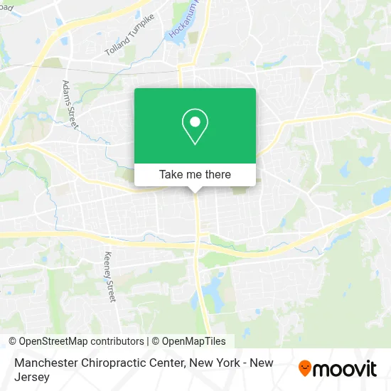 Manchester Chiropractic Center map