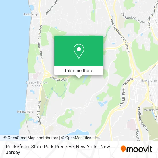 Rockefeller State Park Preserve map