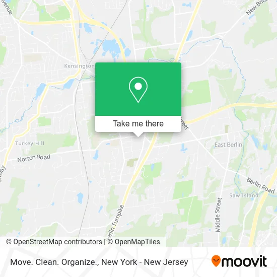 Move. Clean. Organize. map
