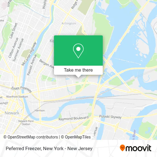 Peferred Freezer map