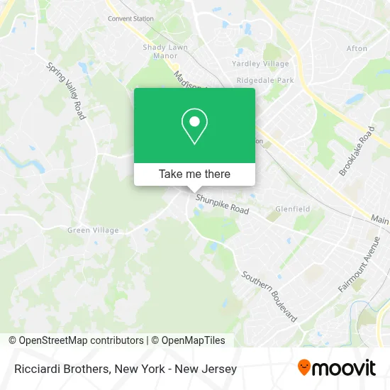 Ricciardi Brothers map
