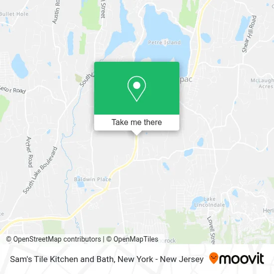 Sam's Tile Kitchen and Bath map
