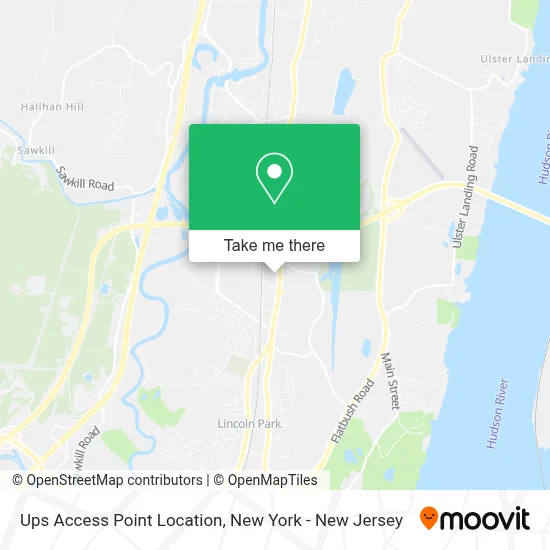 Ups Access Point Location map
