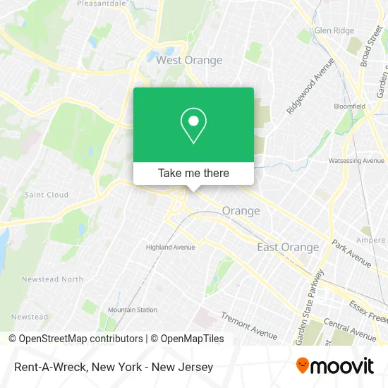 Rent-A-Wreck map