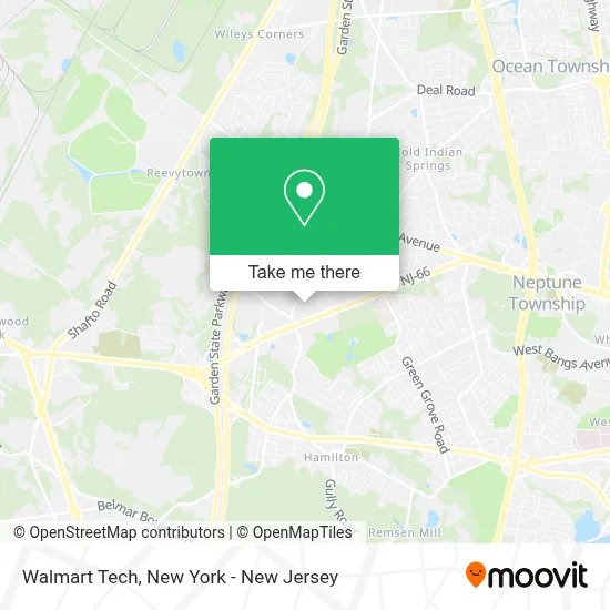 Walmart Tech map